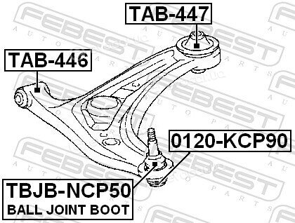 Febest 0120-KCP90