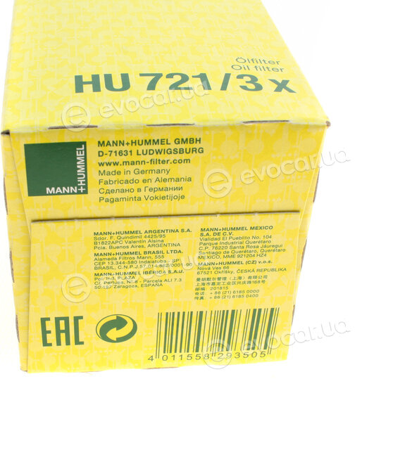 Mann HU 721/3 x