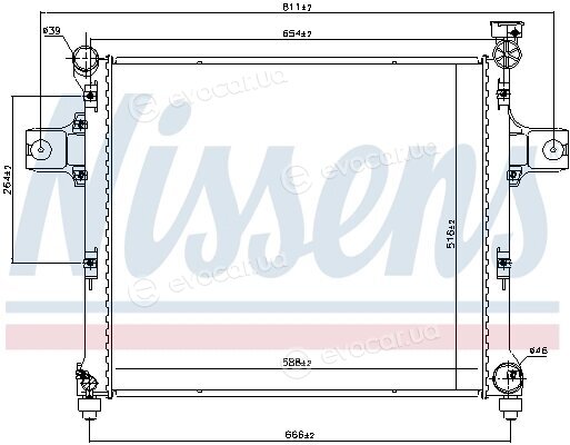 Nissens 606254