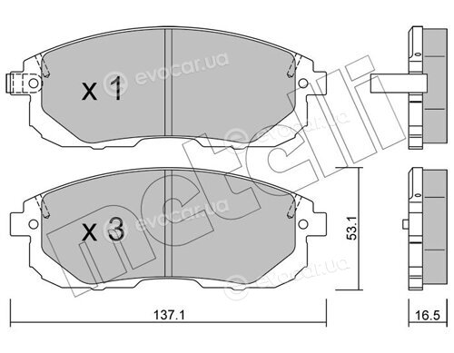 Metelli 22-0876-0