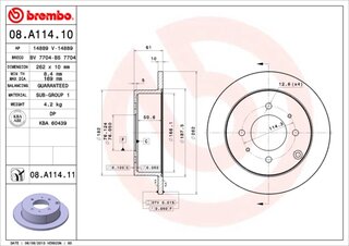 Brembo 08.A114.11