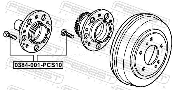 Febest 0384-001-PCS10