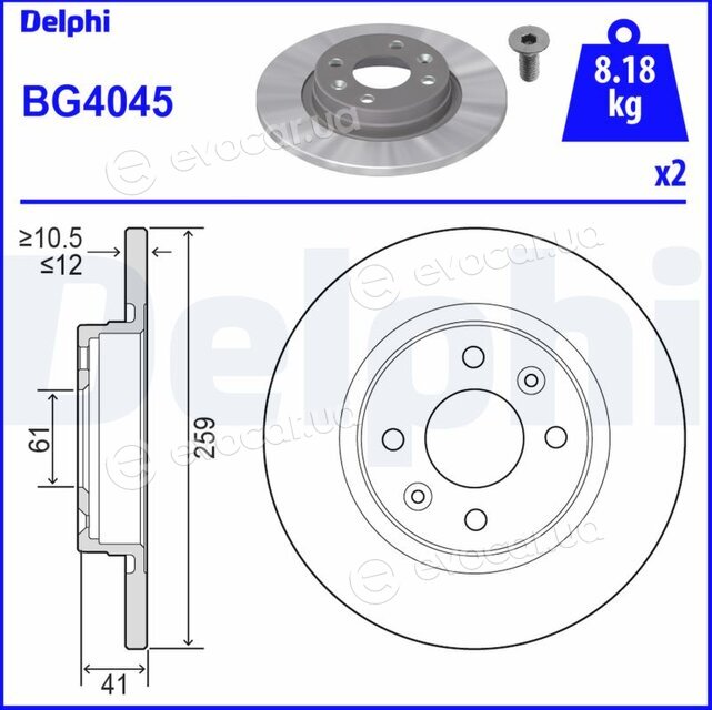 Delphi BG4045