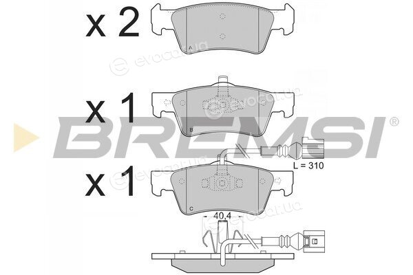 Bremsi BP3372