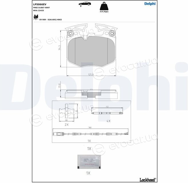 Delphi LP5066EV