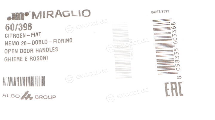 Miraglio 60/398