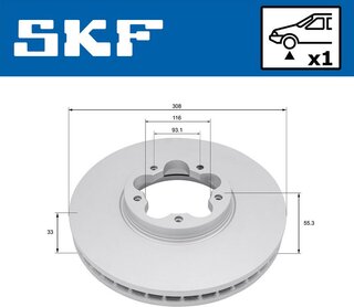 SKF VKBD 81283 V1