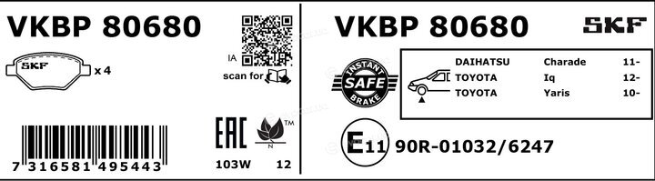 SKF VKBP 80680