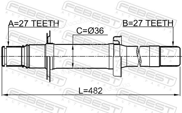 Febest 1412-ACTWD1RH