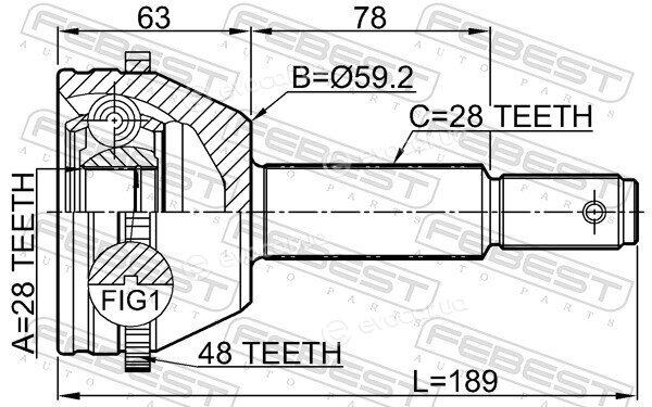 Febest 2110-TT985A48