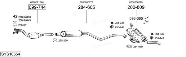 Bosal SYS10554