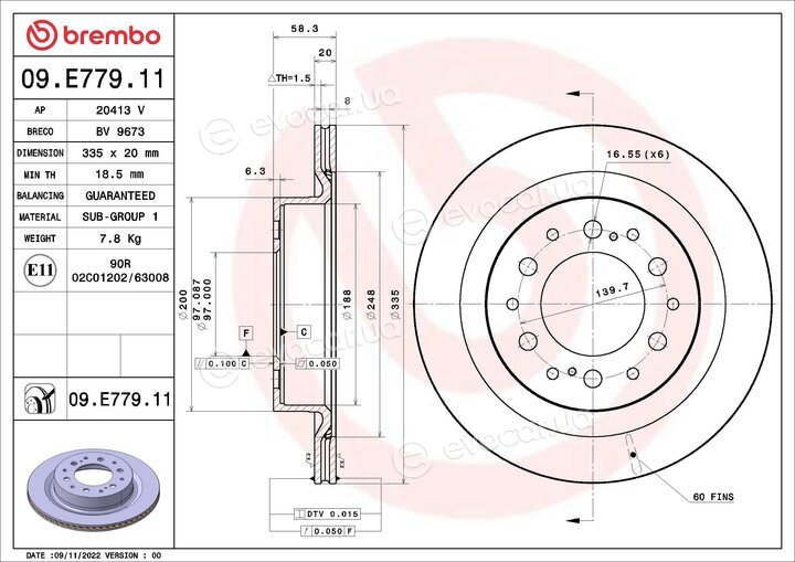Brembo 09.E779.11