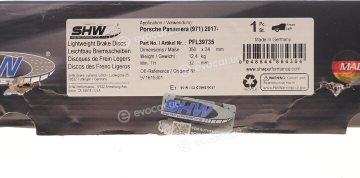 SHW PFL39735