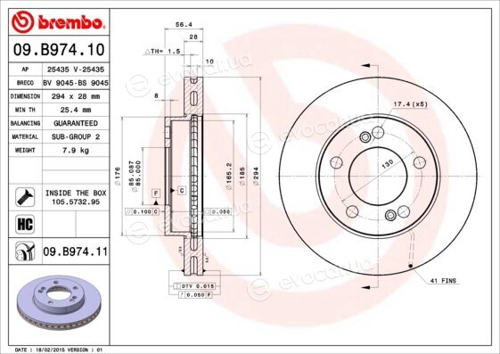 Brembo 09.B974.11