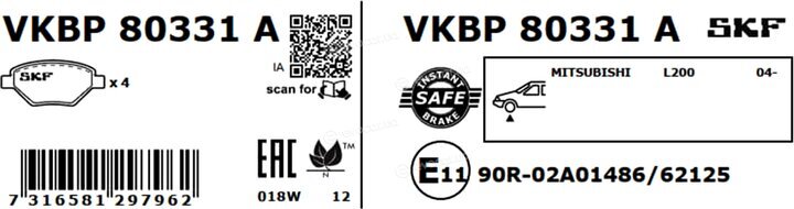 SKF VKBP 80331 A