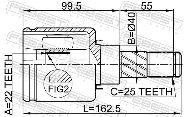 Febest 0211-B10ATRH