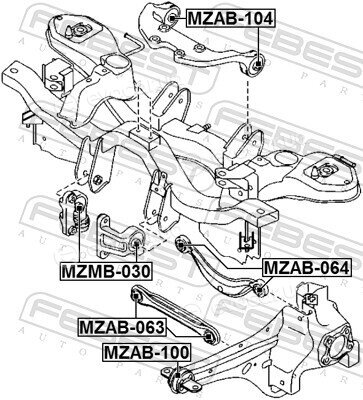 Febest MZAB-104