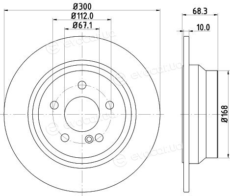 Hella Pagid 8DD 355 108-841