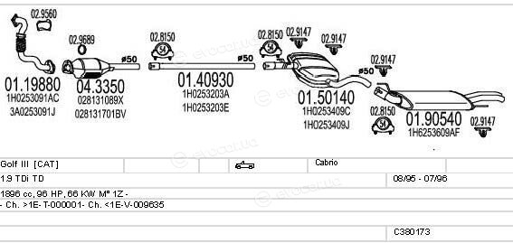 MTS C380173002976