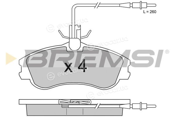 Bremsi BP2711