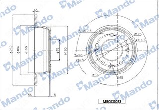 Mando MBC030033