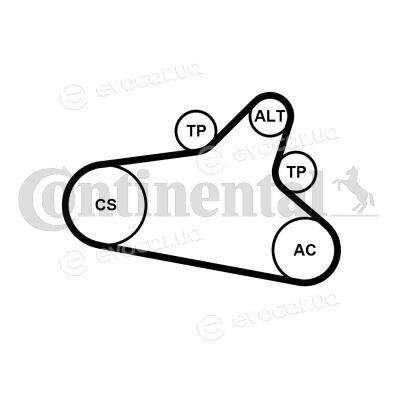 Continental 6PK1020 EXTRA K1