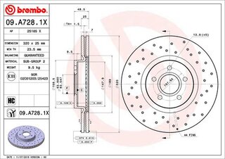 Brembo 09.A728.1X