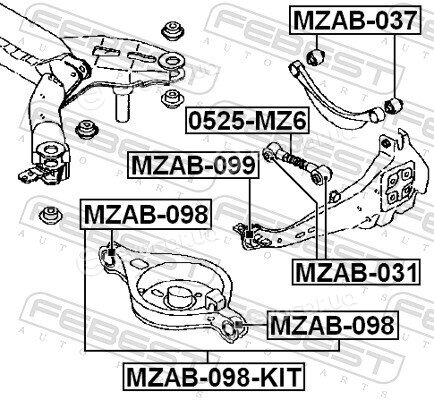 Febest MZAB-098-KIT