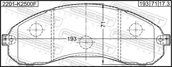 Febest 2201-K2500F