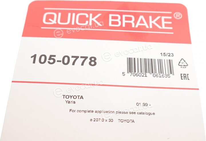 Kawe / Quick Brake 105-0778