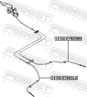 Febest 14100-KYR05LH