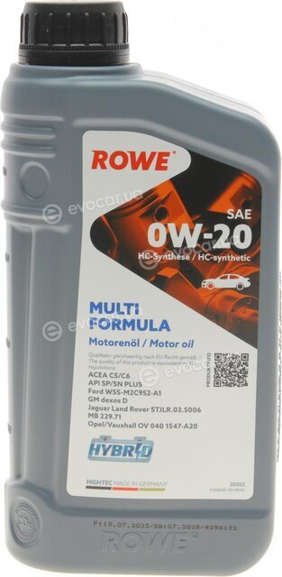 Rowe 20202-0010-99