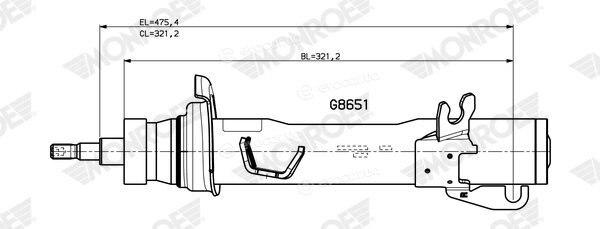 Monroe G8651