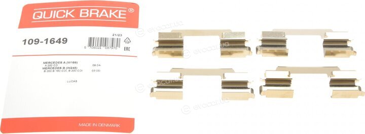 Kawe / Quick Brake 109-1649