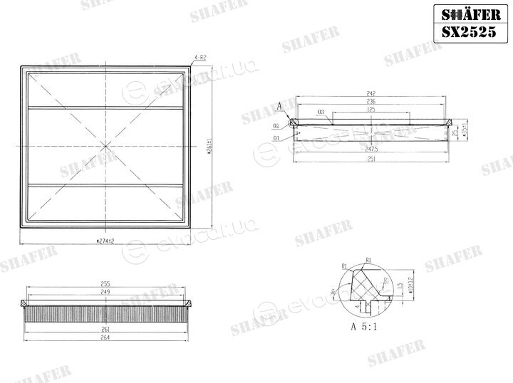 Shafer SX2525