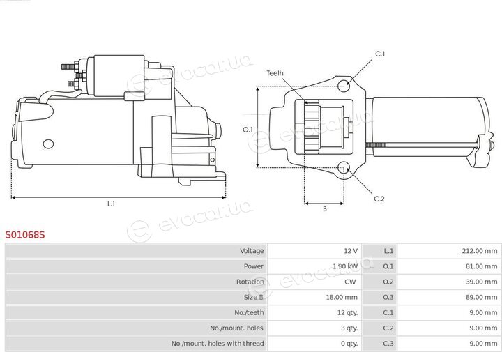 AS S01068S