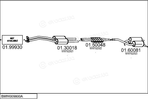 MTS BMW009800A018084