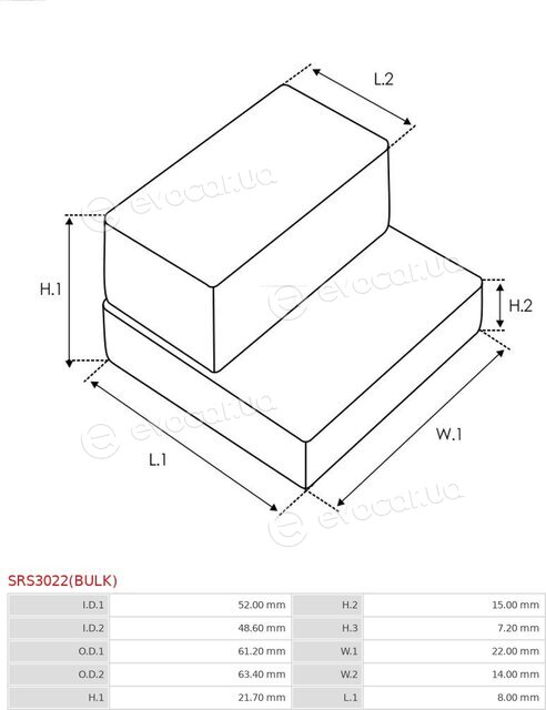 AS SRS3022(BULK)