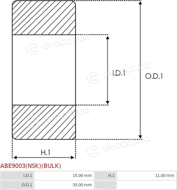 AS ABE9003(NSK)(BULK)