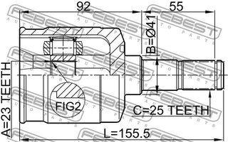 Febest 1211-EFAT