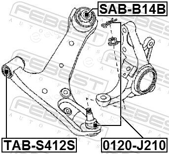 Febest TAB-S412S