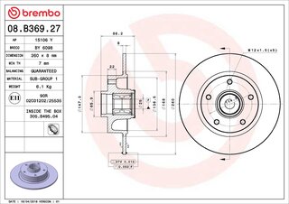 Brembo 08.B369.27