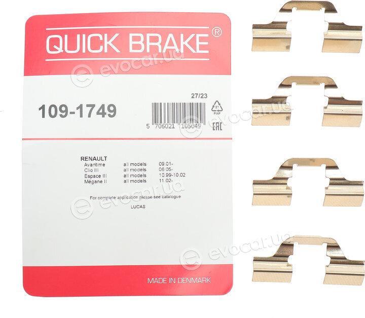 Kawe / Quick Brake 109-1749