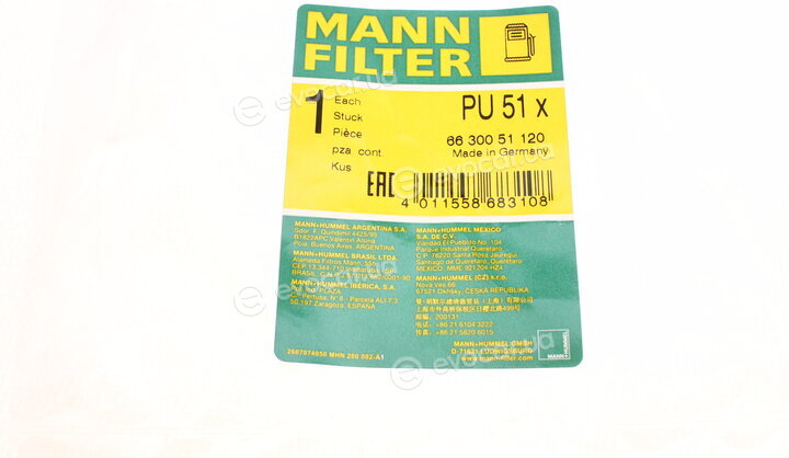 Mann PU 51 x