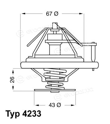 Wahler / BorgWarner 4233.80D