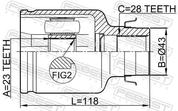 Febest 0511-M320ATRH