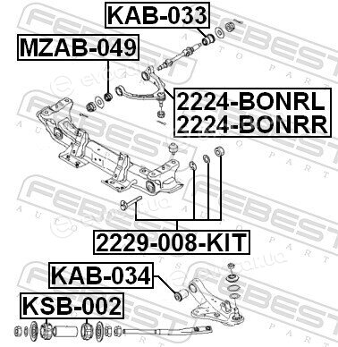 Febest KAB-034