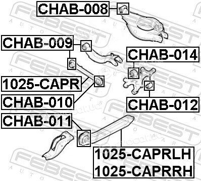 Febest 1025-CAPRRH