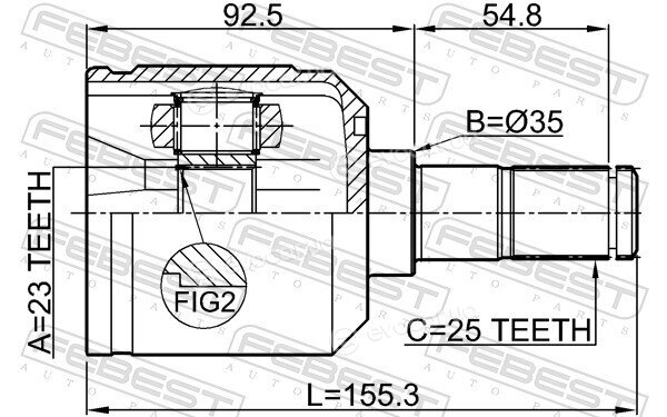 Febest 0411-N11W