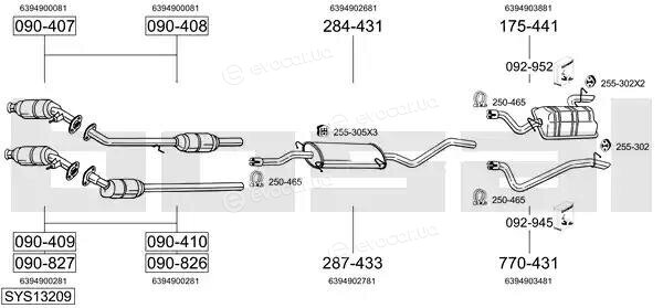 Bosal SYS13209